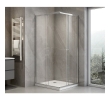 Aqualine HLF809Y AGGA prostokątna kabina prysznicowa 900x800mm szkło czyste