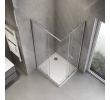 Aqualine HLF809Y AGGA prostokątna kabina prysznicowa 900x800mm szkło czyste