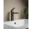 Aqualine FY002GM FLERY bateria umywalkowa gun metal
