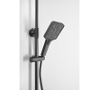 Aqualine FY690GM FLERY kolumna prysznicowa z baterią dźwigniową obrotowym ramieniem gun metal