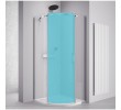 Polysan TL2690BL THRON COMPONENT kabina prysznicowa półokrągła 900x900mm szkło czyste lewa