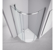 Polysan TL2690L-5005 THRON ROUND kabina prysznicowa półokrągła 900x900mm szkło czyste lewa