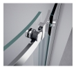 Polysan TL2690L-5005 THRON ROUND kabina prysznicowa półokrągła 900x900mm szkło czyste lewa
