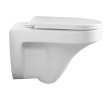 Aqualine PS8512 DENICA wc misa wisząca Vortex Rimless 36x52cm biały