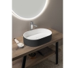 Sapho WN205-41 THIN umywalka nablatowa Rockstone 55x35cm carina/biały mat