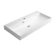 Aqualine 9980 PARLA umywalka ceramiczna 80x38cm biały