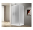 Aqualine AWS110 UGGA drzwi prysznicowe przesuwne 1100mm szkło Brick biały