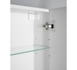 Aqualine DN080 DENEB szafka z lustrem 80x70x18cm biały mat