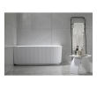 Aqualine E1026G TIBERA STRIP L narożna wanna stojąca 170x80cm biały