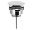 Sapho CV1110C Odplyw umywalkowy 5/4'' click-clack korek ceramiczny 5-65mm biały