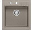 Sapho GR1042 Zlewozmywak granitowy jednokomorowy 50x52cm taupe