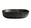 Sapho CA590PT Caleo umywalka ceramiczna nablatowa 60x42cm marmur portoro