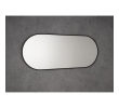 Sapho AWB1250 AROWANA lustro owalne w ramie 120x50cm czarny mat