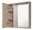 Aqualine 45027S ZOJA/KERAMIA FRESH STRIP szafka z lustrem i oświetleniem LED 60x60x14cm lewa dąb platin