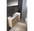 Sapho LT110-SET02 LATUS X szafka podumywalkowa 788x50x22cm dąb Mocca