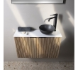 Sapho LT110-SET03 LATUS X szafka podumywalkowa 788x50x22cm dąb srebrny