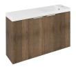 Sapho LT110-SET05 LATUS X szafka podumywalkowa 788x50x22cm dąb Sherwood