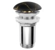 Sapho AR900PT Odpływ umywalkowy 5/4" click-clack korek ceramiczny 10-50mm portoro marmur
