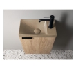 Sapho AS40014 AGOS umywalka betonowa 40x22cm lewa/prawa piaskowy półpołysk