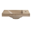 Sapho AS40014 AGOS umywalka betonowa 40x22cm lewa/prawa piaskowy półpołysk