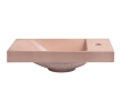 Sapho AS40021 AGOS umywalka betonowa 40x22cm lewa/prawa różowy połysk