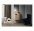 Sapho AS40022 AGOS umywalka betonowa 40x22cm lewa/prawa żółty półpołysk