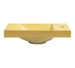 Sapho AS40022 AGOS umywalka betonowa 40x22cm lewa/prawa żółty półpołysk
