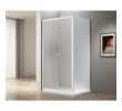 Aqualine AWS110-01 UGGA kabina prysznicowa 1100x800mm szkło Brick biały