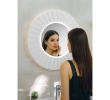 Sapho LR750-3131S LUMIRO STRIP okrągłe lustro z oświetleniem LED w ramie średnica 75cm biały mat