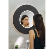 Sapho LR750-4141S LUMIRO STRIP okrągłe lustro z oświetleniem LED w ramie średnica 75cm carina