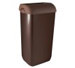 MARPLAST A74201MA-2 COLORED ścienny kosz na śmieci z pokrywą 23l ABS brązowy