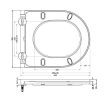 Bruckner 201.526.4 GLANZ deska wc SLIM Soft Close Easy Take biały