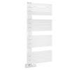 Aqualine LLM511W MYTHOS grzejnik łazienkowy 500x1130mm biały