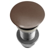 Sapho AS915 Korek umywalkowy 5/4'' klik-klak betonowy grzybek 10-80mm ciemnobrązowy półpołysk