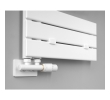 Aqualine LLM514W MYTHOS grzejnik łazienkowy 500x1430mm biały