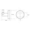 Sapho XR202PG X-ROUND COPPER haczyk podwójny miedź mat