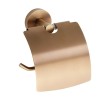 Sapho XR732PG X-ROUND COPPER wieszak na papier toaletowy z klapką miedź mat