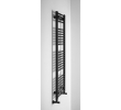 Aqualine ILR34B DIRECT grzejnik z bocznym przyłączem 450x1320mm czarny mat