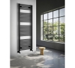 Aqualine ILR34B DIRECT grzejnik z bocznym przyłączem 450x1320mm czarny mat