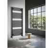 Aqualine ILR36B DIRECT grzejnik z bocznym przyłączem 600x1320mm czarny mat