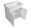 Aqualine PN255 PANEDA szafka umywalkowa 55x55x342cm biały