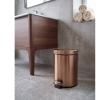 Sapho XJ011PG X-ROUND COPPER kosz na śmieci 3l miedź mat