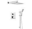 Sapho 1102-32-21 Zestaw prysznicowy z baterią podtynkową termostat 2 wyjścia box podtynkowy chrom