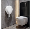 Aqualine 1318-48 OLMO zasobnik papieru toaletowego na rolę o średnicy max. 26cm 265x280x130mm ABS biały