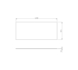 Sapho NR620-0101 SKA blat Rockstone 121x12x515cm biały mat
