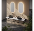 Sapho NR680-0101 SKA blat Rockstone 181x12x515cm biały mat
