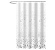 Aqualine ZV042 Zasłona prysznicowa 180x180cm polyester biały kaňky
