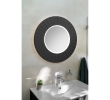 Sapho LR950-4141S LUMIRO STRIP okrągłe lustro z oświetleniem LED w ramie średnica 90cm carina