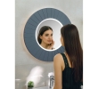Sapho LR950-4242S LUMIRO STRIP okrągłe lustro z oświetleniem LED w ramie średnica 90cm siena