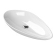 Sapho Ovali umywalka ceramiczna 74x38,5cm biała TU0713